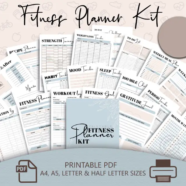 Fitness Planner Kit