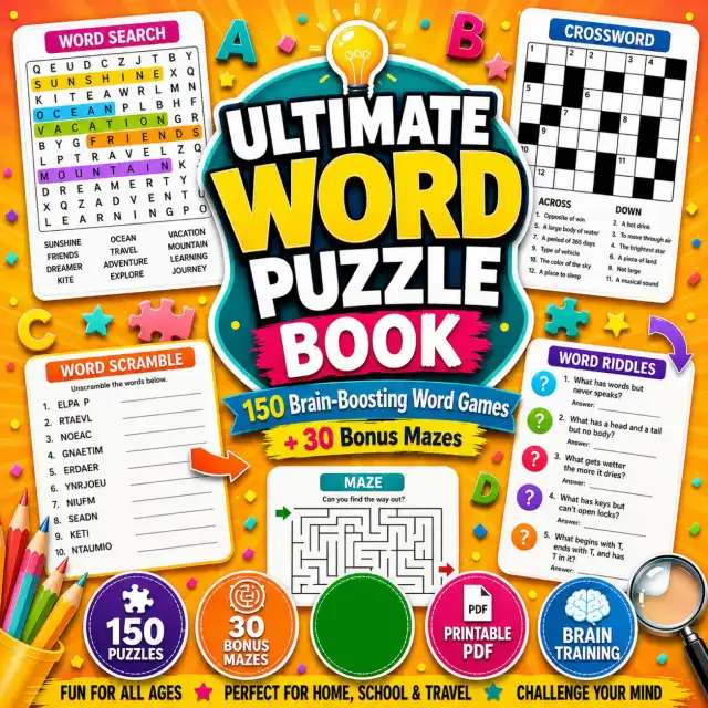 Ultimate Word Puzzle Book