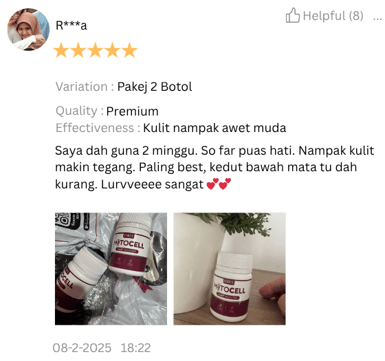Testimoni MitoCell 1